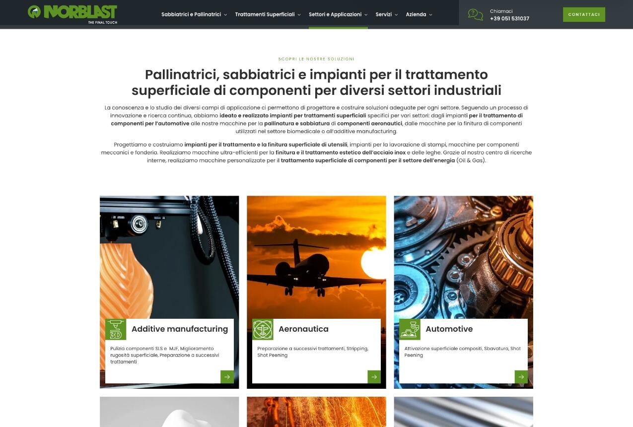 settori di applicazione